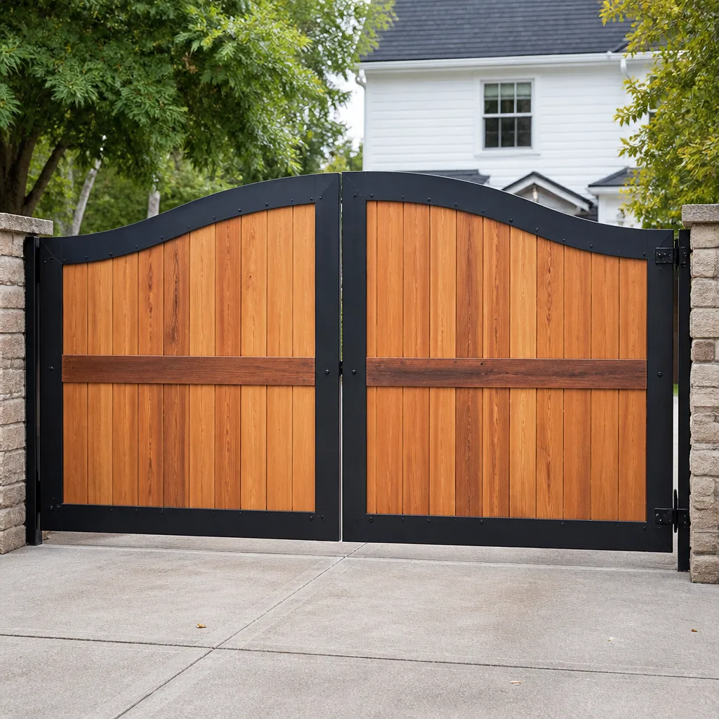 Wood & steel frame